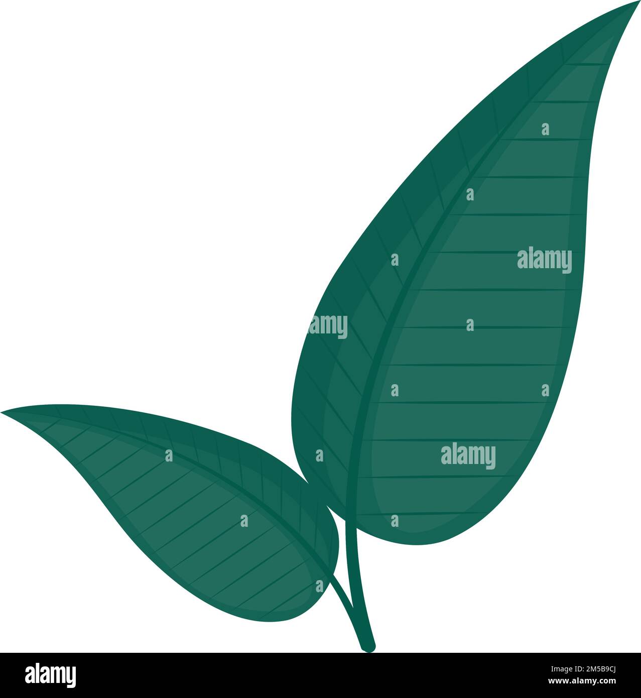 green leaves icon Stock Vector Image & Art - Alamy