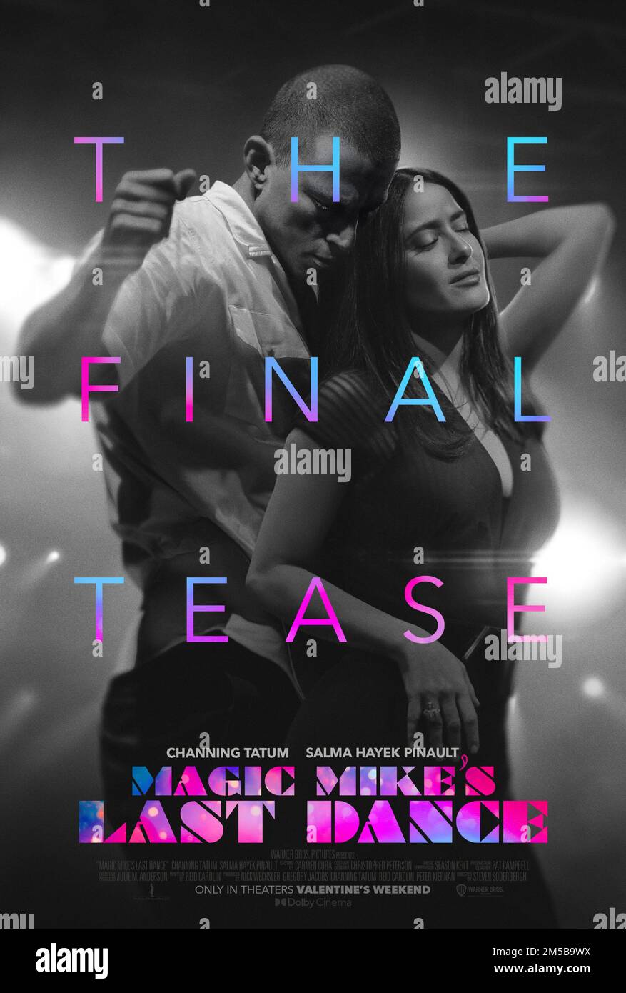 MAGIC MIKE'S LAST DANCE, US poster, from left Channing Tatum, Salma(01)