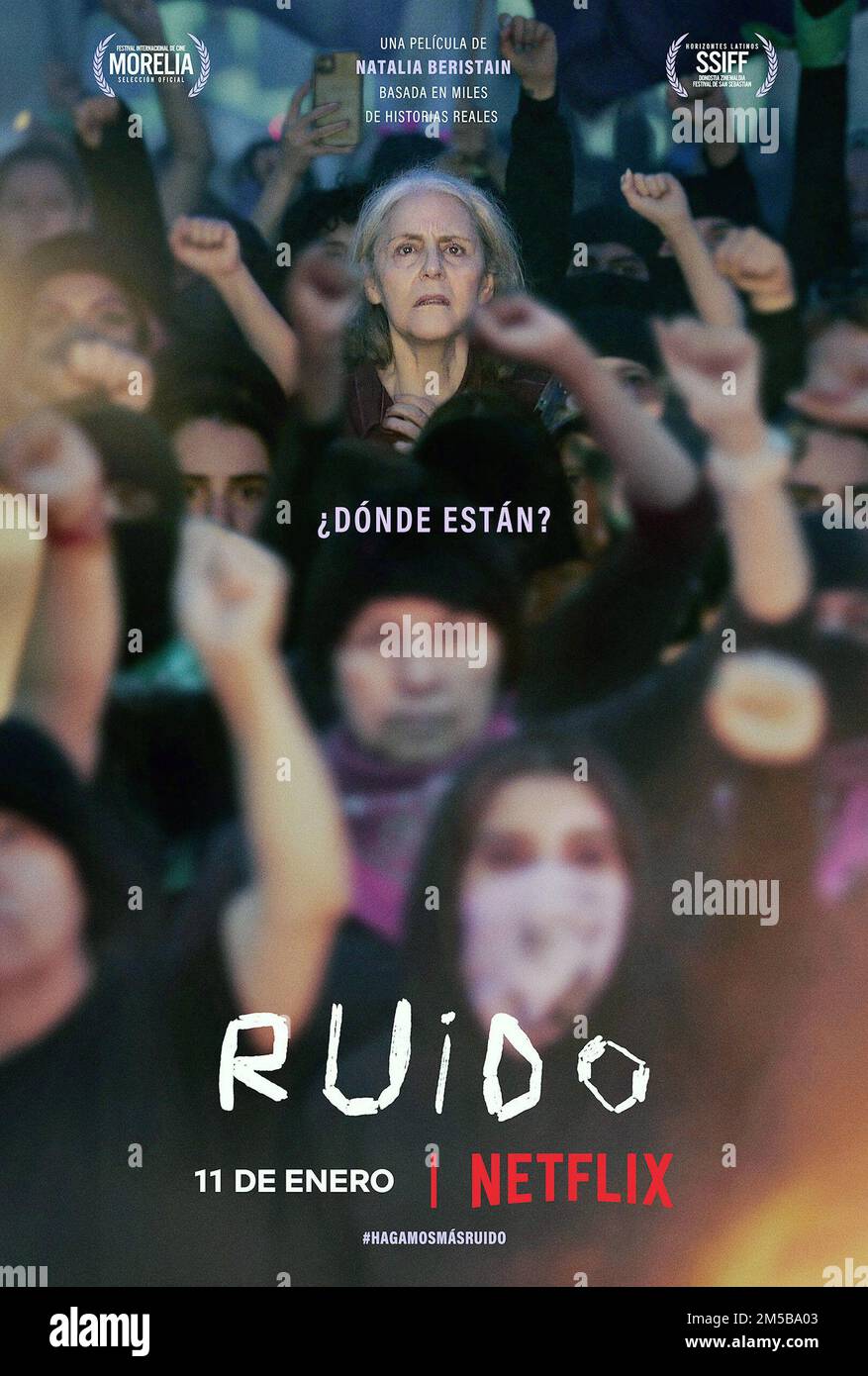 NOISE, (aka RUIDO), poster in Spanish, Julieta Egurrola, 2022