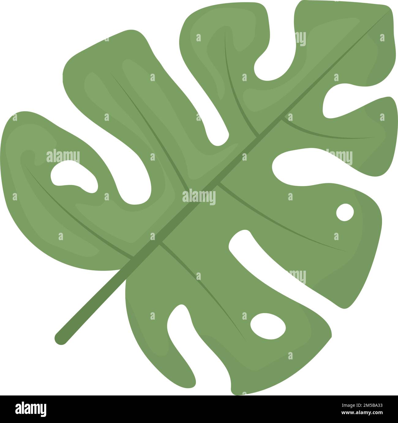 monstera leaf icon Stock Vector Image & Art - Alamy