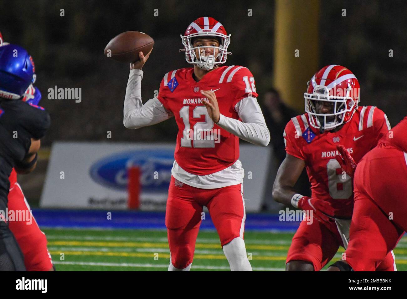 Mater Dei Monarchs quarterback Elijah Brown (12) during a high school