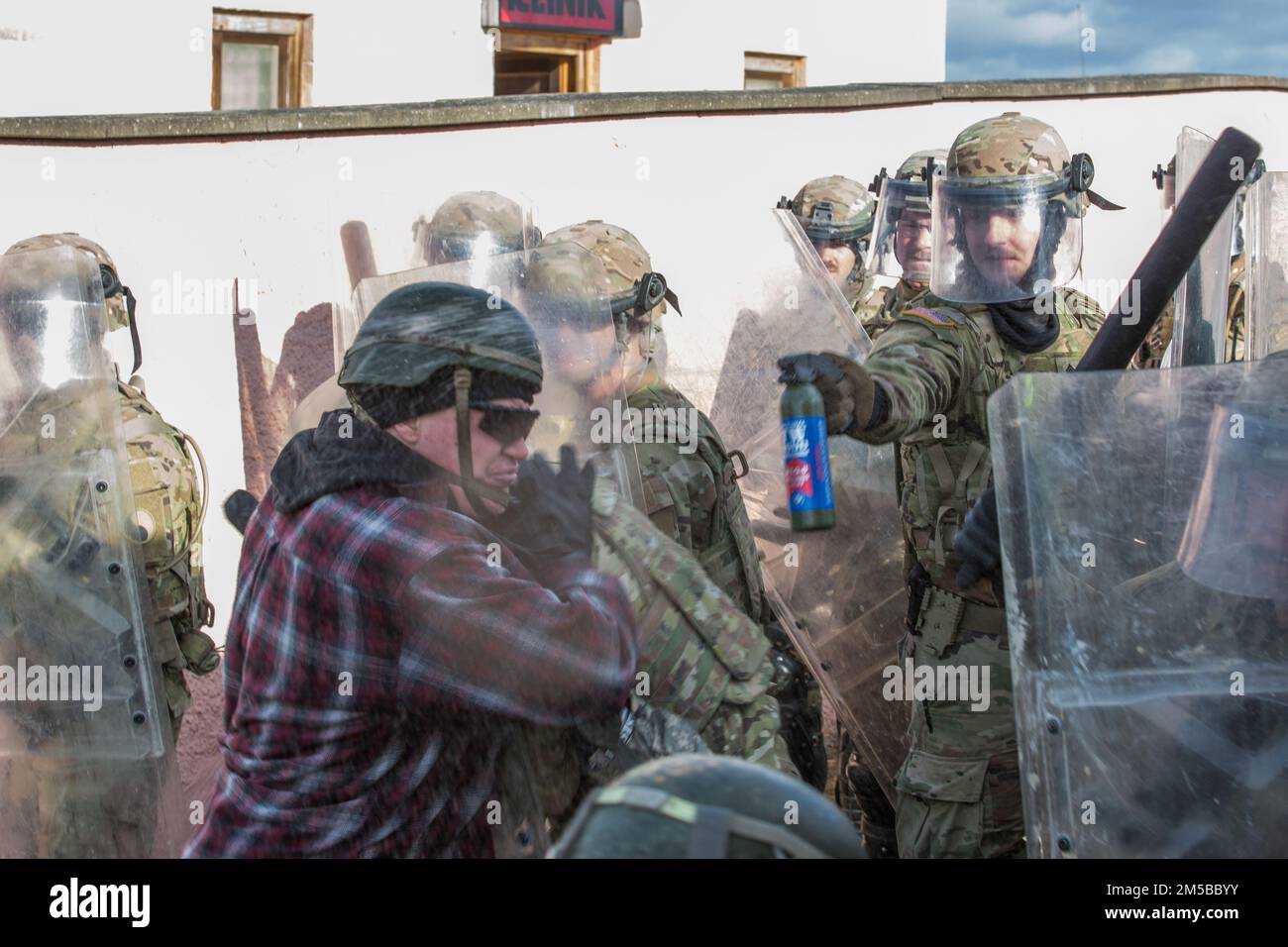 A U.S. Soldier assigned to 1st Battalion, 149th Infantry Kentucky