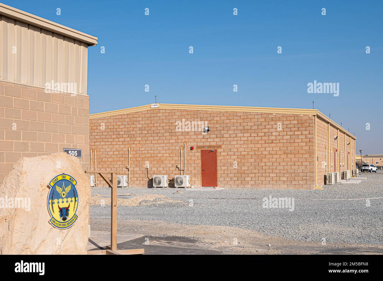 The new building for the Force Protection Flight of the 386th