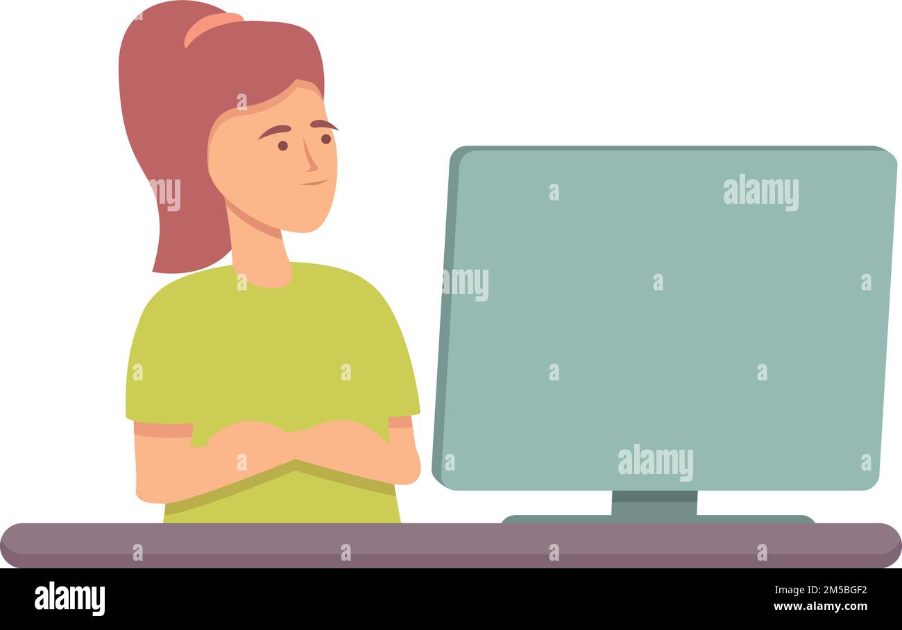 Project programming icon cartoon vector. Computer science. Classroom ...