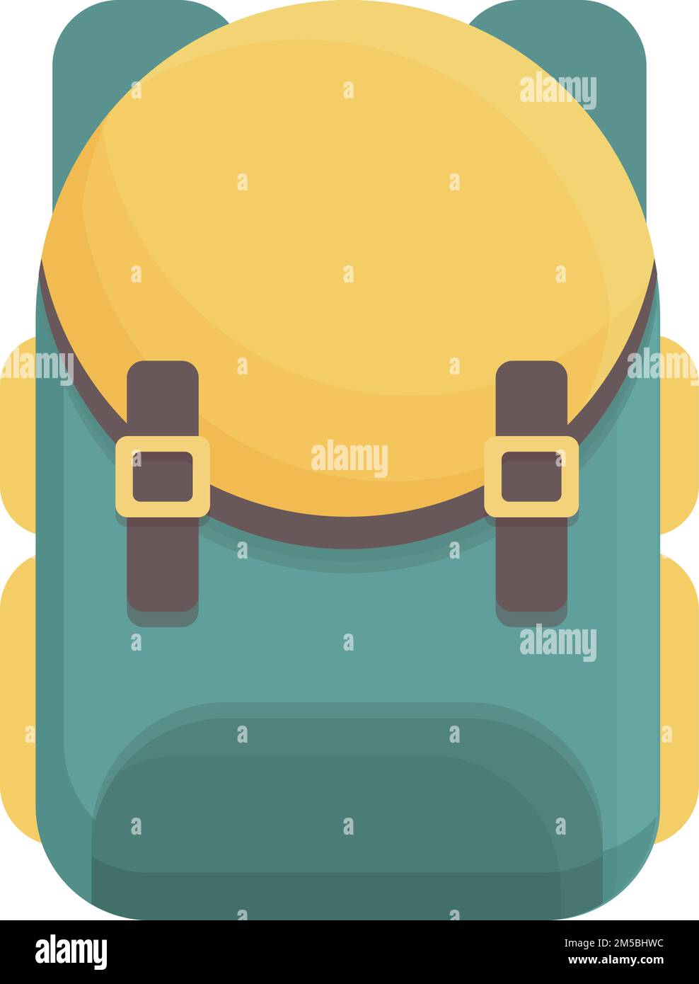 Hiker backpack icon cartoon vector. Extreme sport. Nature vacation ...