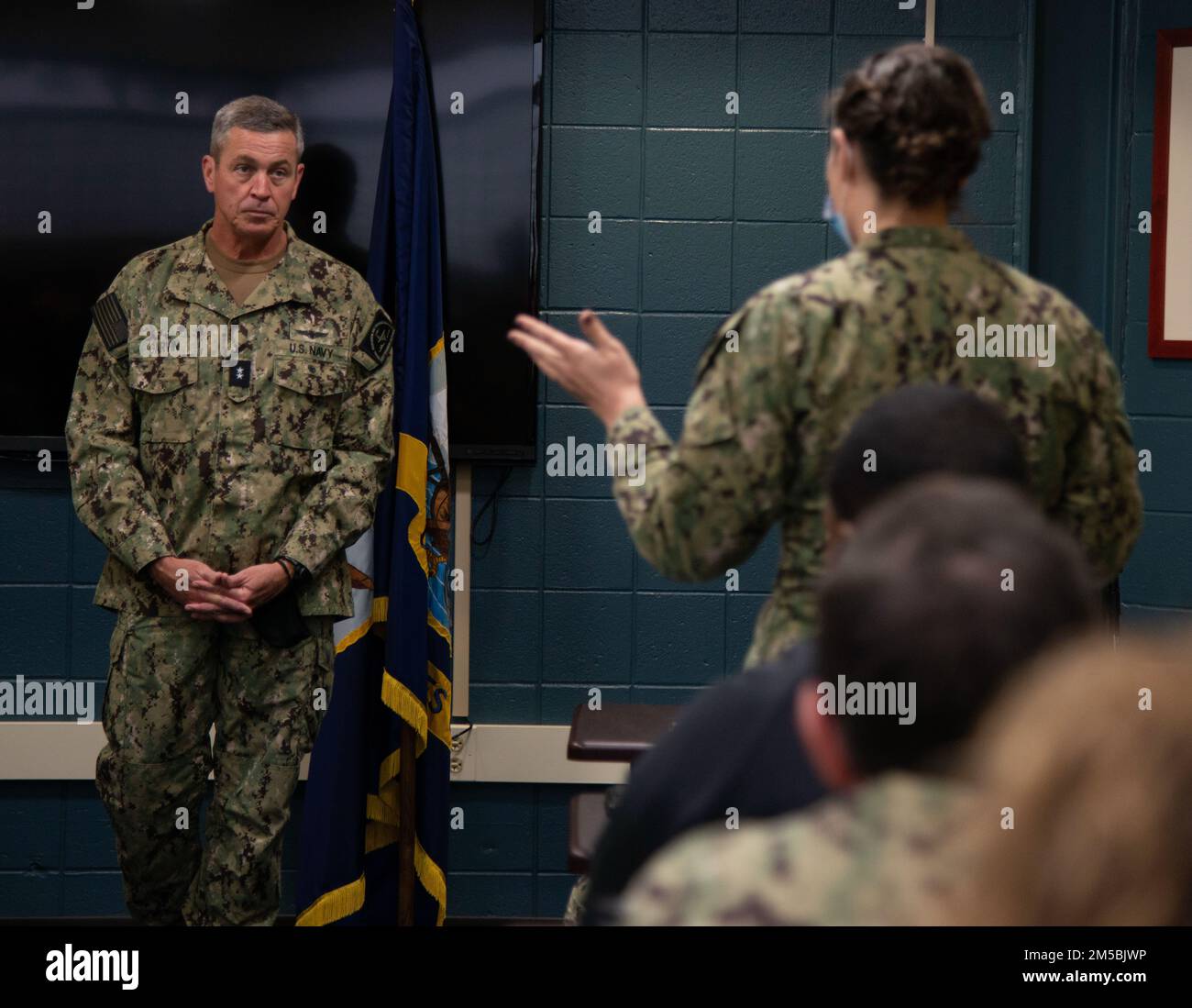 NEWPORT, R.I. (Feb. 23, 2022) Rear Adm. Pete Garvin, commander, Naval