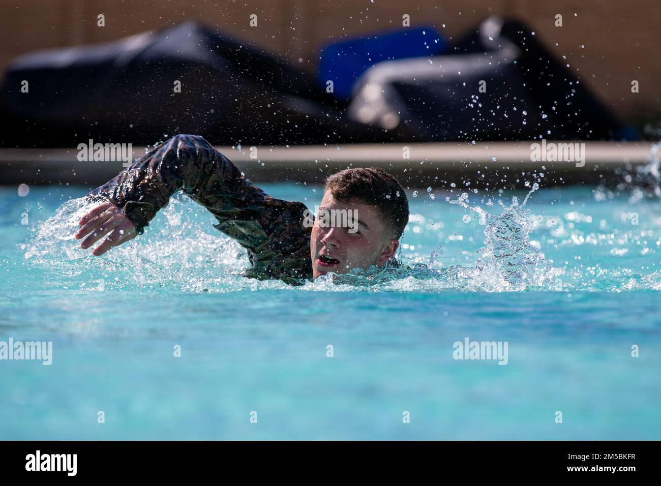 U.S. Marine Corps Lance Cpl. David Bronston, a ground electronics