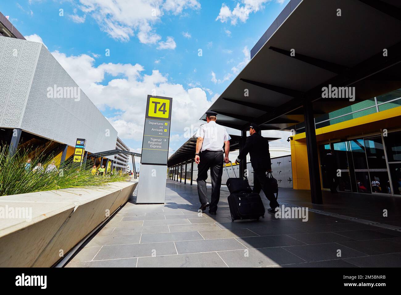 Melbourne Tullamarine Airport Terminal 4 Stock Photo Alamy