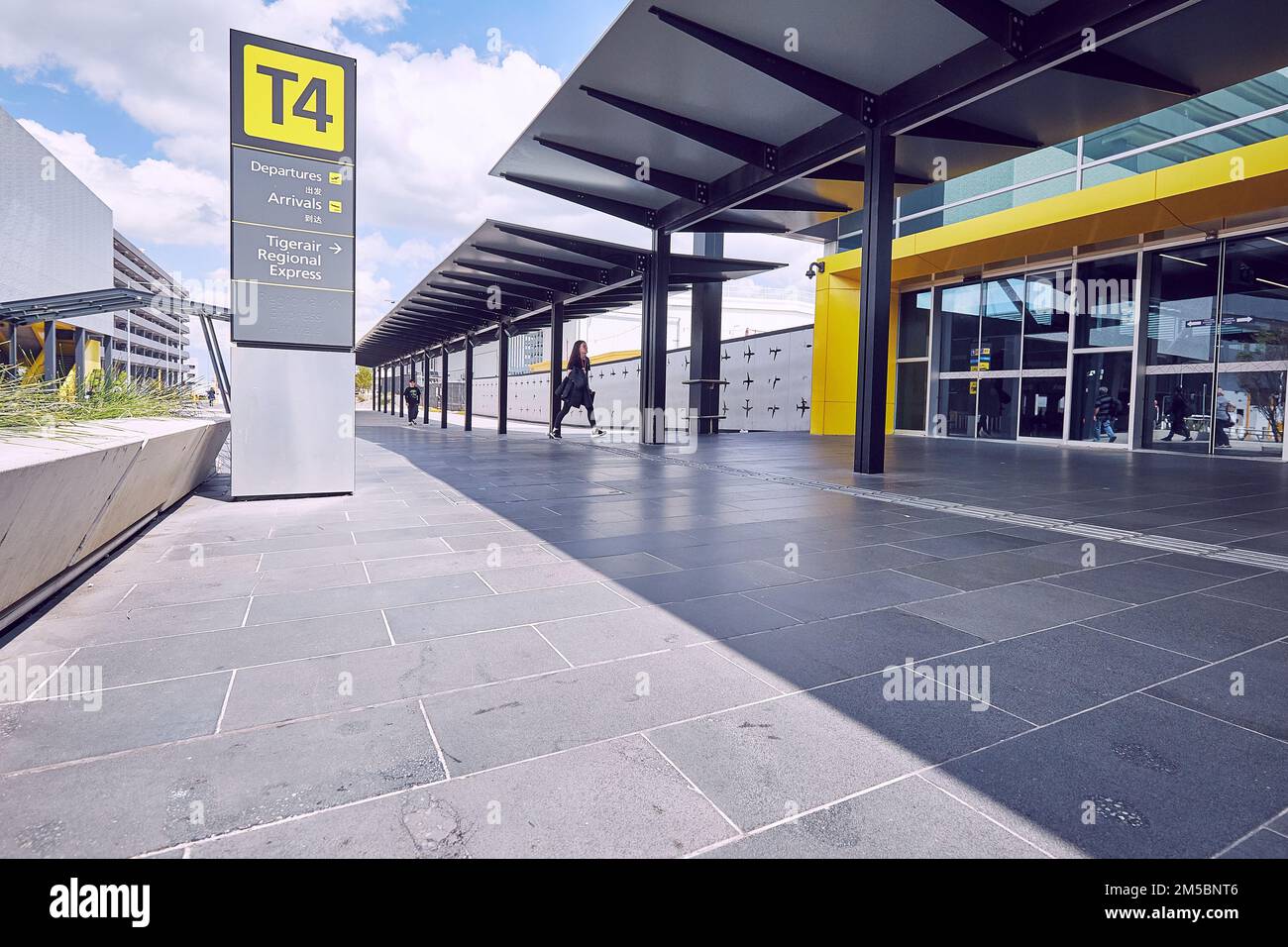 Melbourne Tullamarine Airport Terminal 4 Stock Photo Alamy