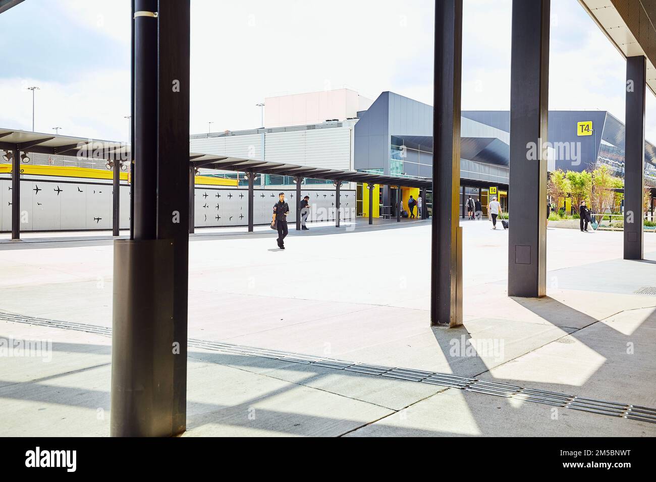 Melbourne Tullamarine Airport Terminal 4 Stock Photo Alamy