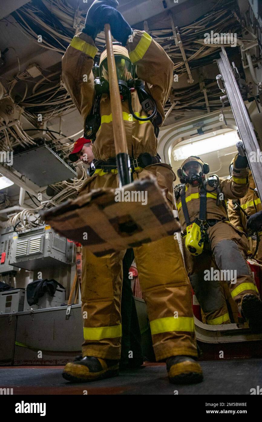 220224-N-HG846-2024 ADRIATIC SEA (Feb. 24, 2022) – Damage Controlman ...