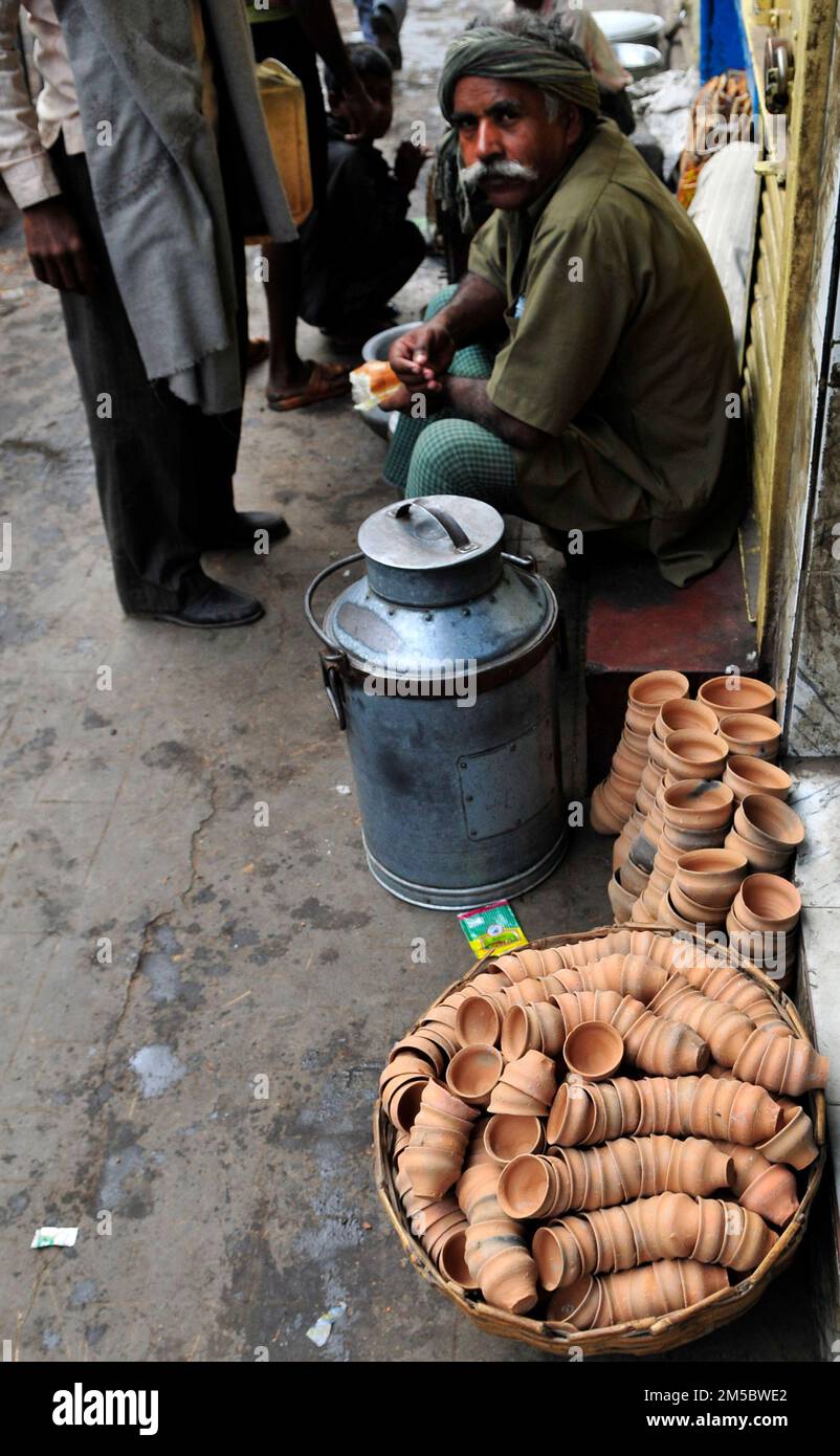 Traditional Kulhad cups Indian tea cups Stock Photo Alamy