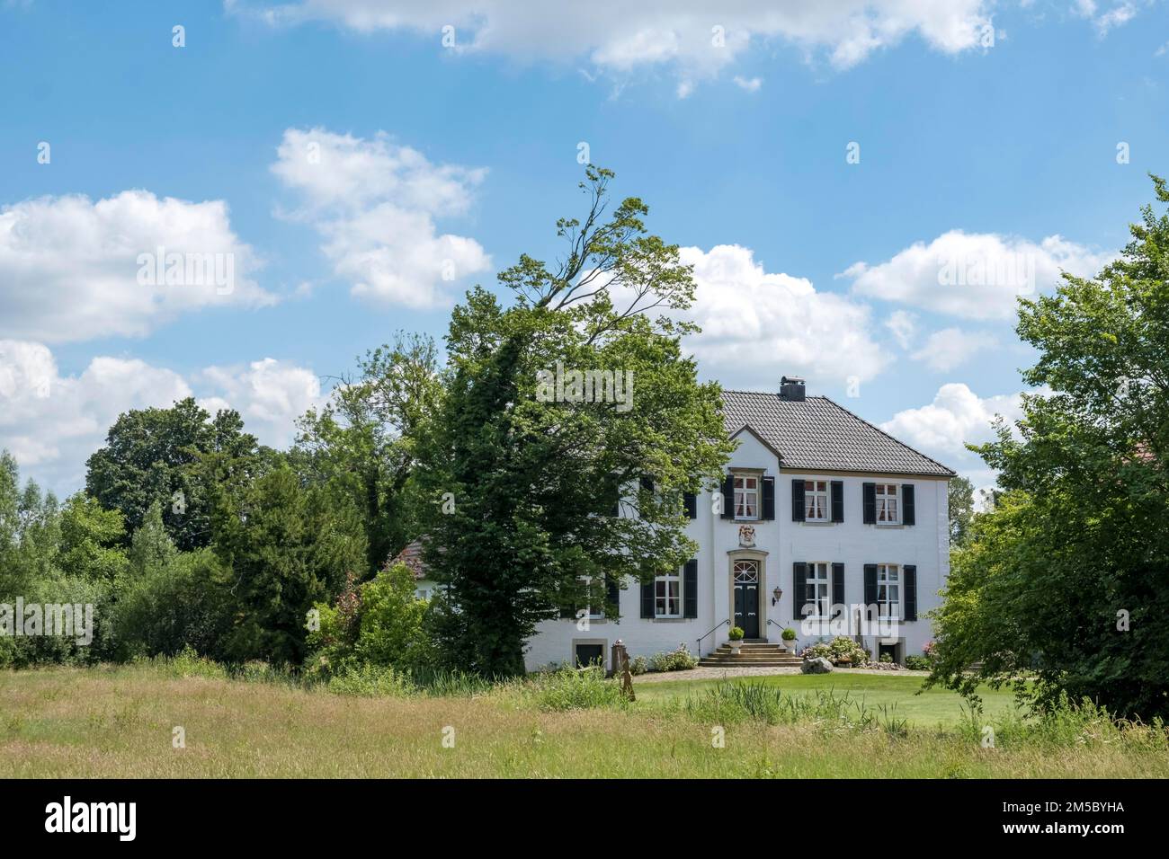 Haus Lohn manor house, early classical aristocratic residence, Suedlohn