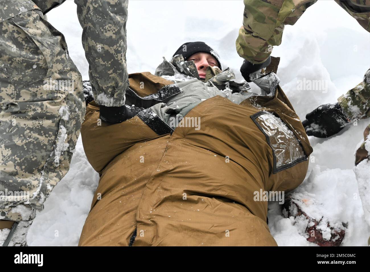 Soldiers from Alaska Command participate in arctic medical training at