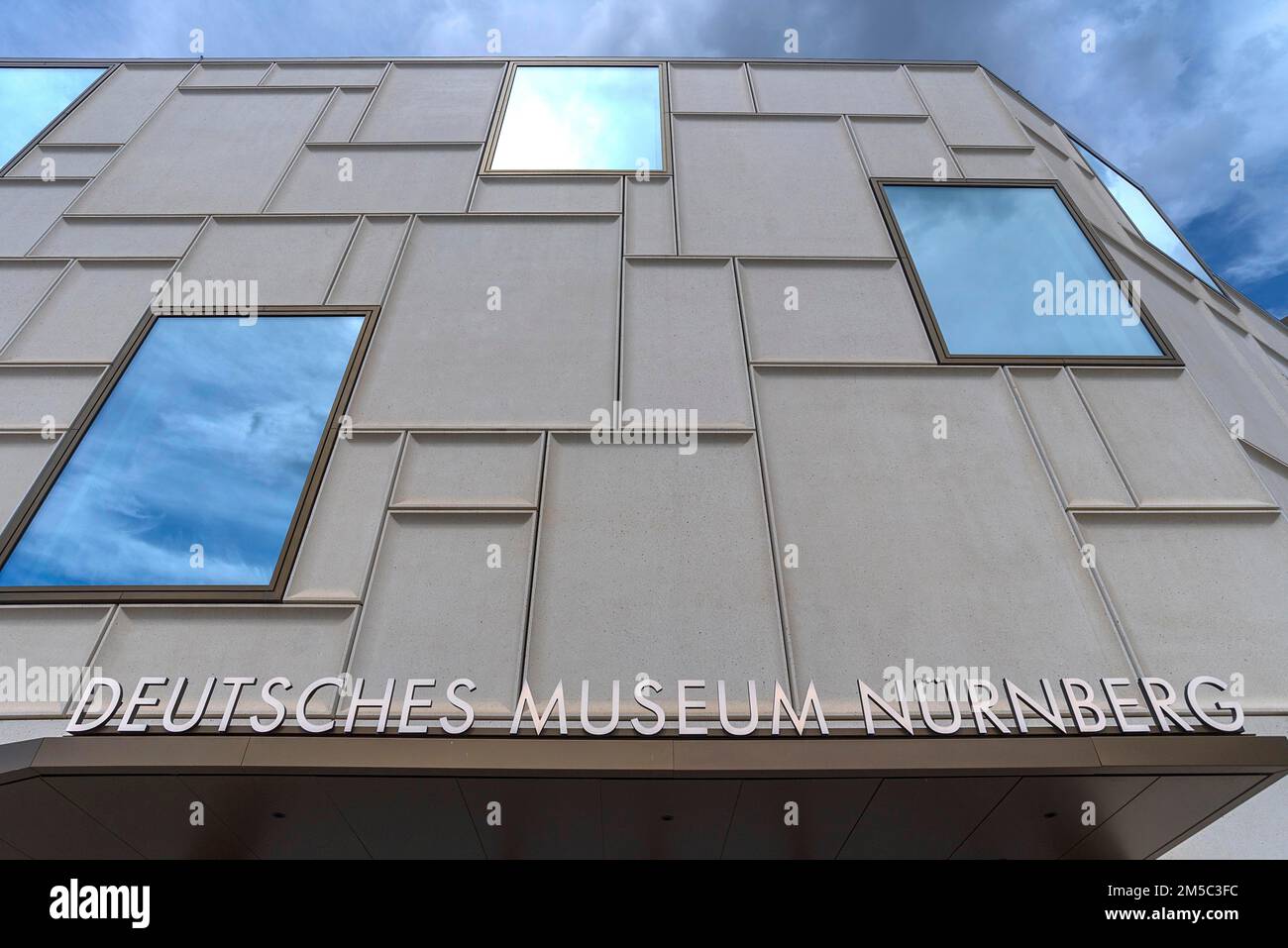 Modern facade German Museum Nuremberg, The Future Museum, Nuremberg