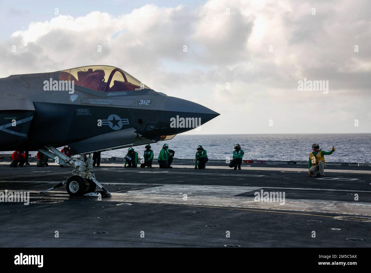 PHILIPPINE SEA (Feb. 28, 2022) An F-35C Lightning II, Assigned To The ...