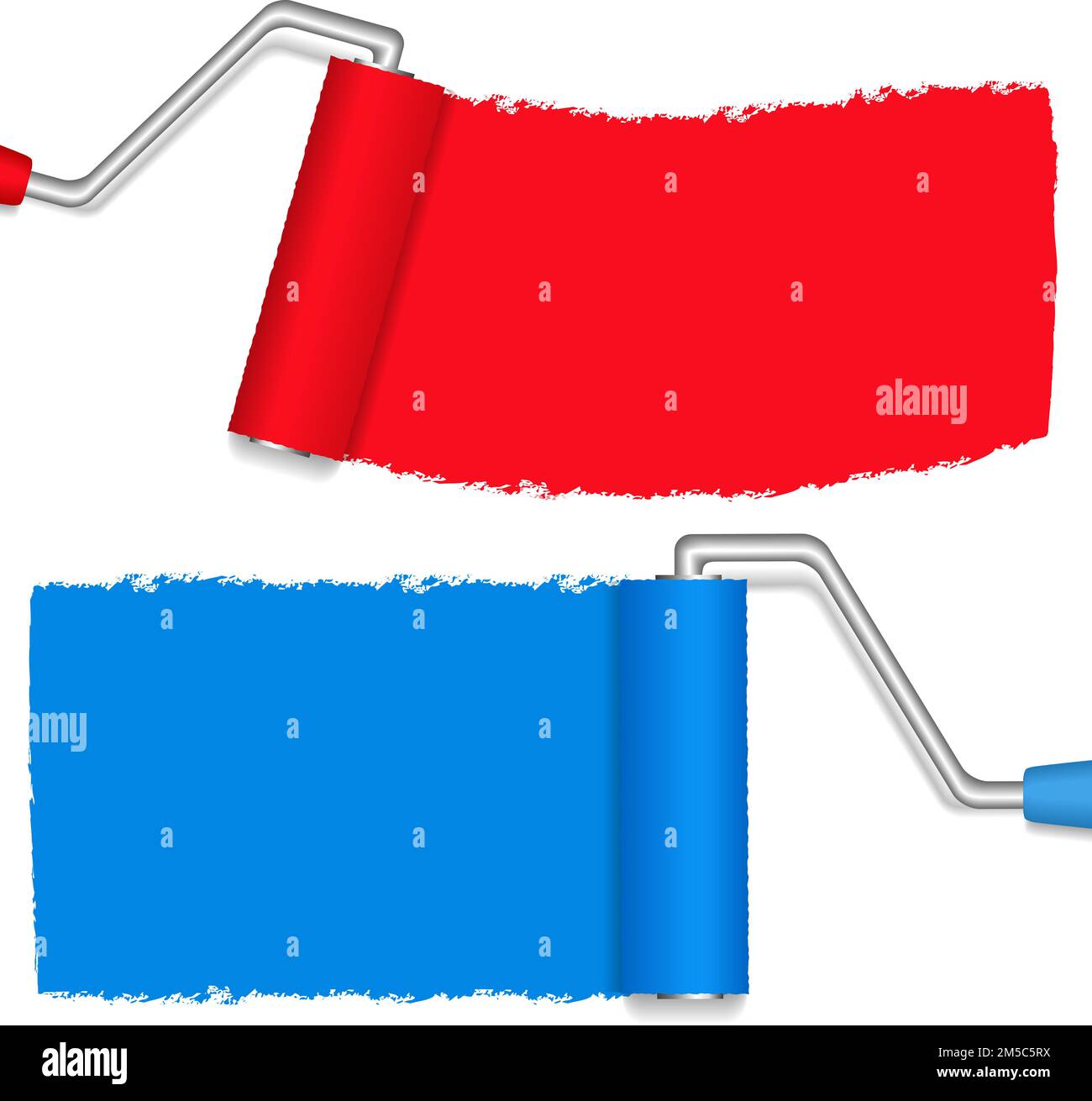 Paint Rollers, vector eps10 illustration Stock Vector Image & Art Alamy