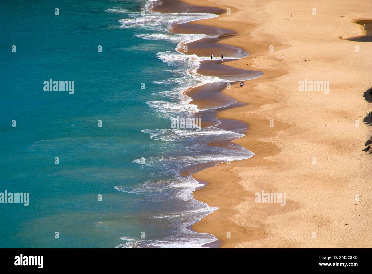 Australian Beach In Wolongong With Clear Water Stock Photo