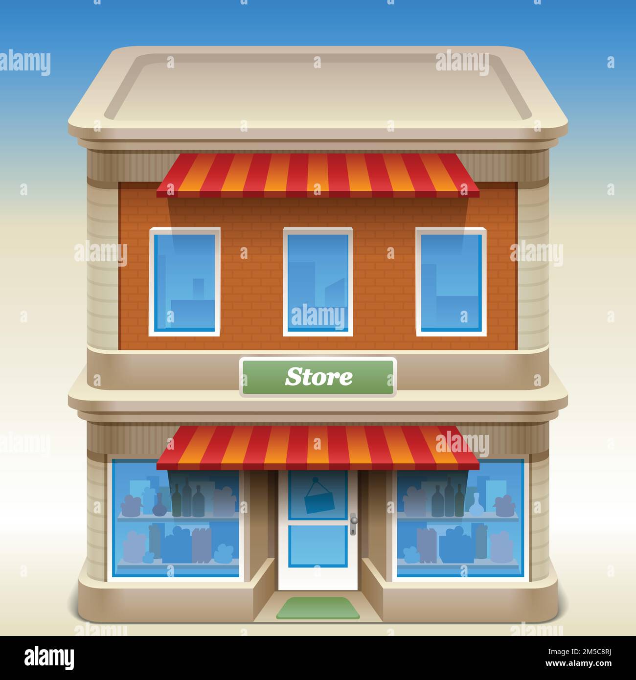 vector-illustration-of-store-stock-vector-image-art-alamy