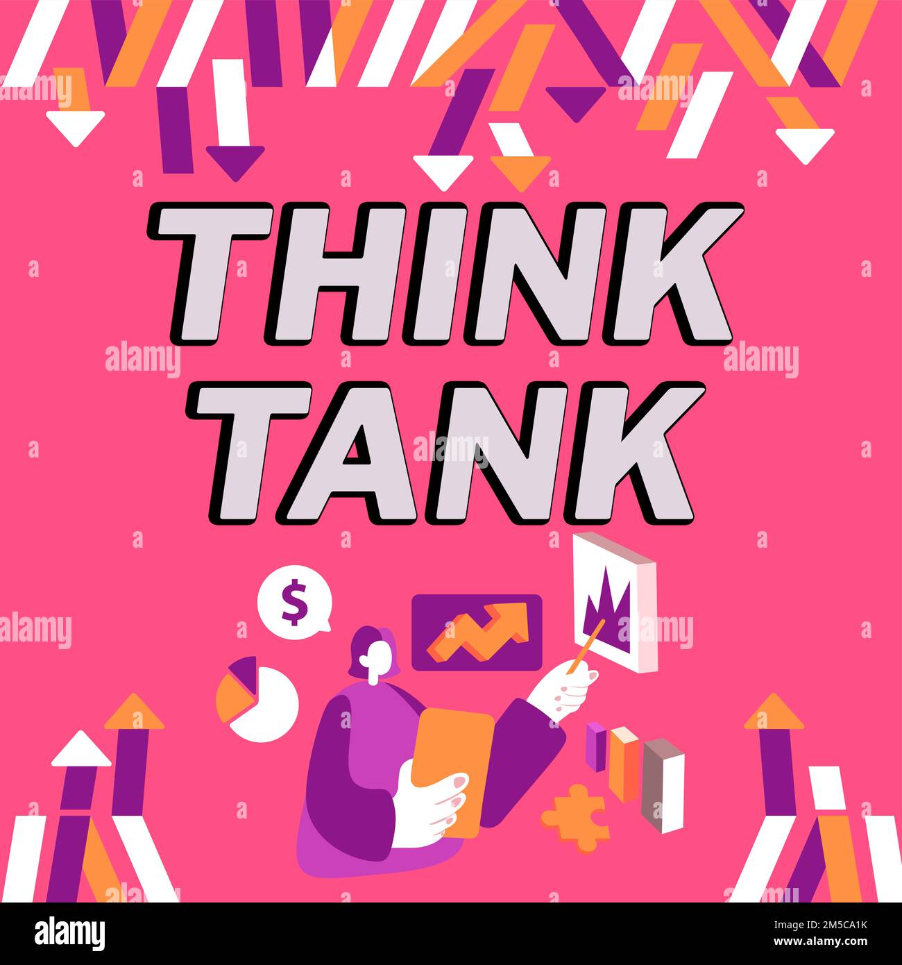 Sign displaying Think Tank. Internet Concept Thinking of Innovative ...