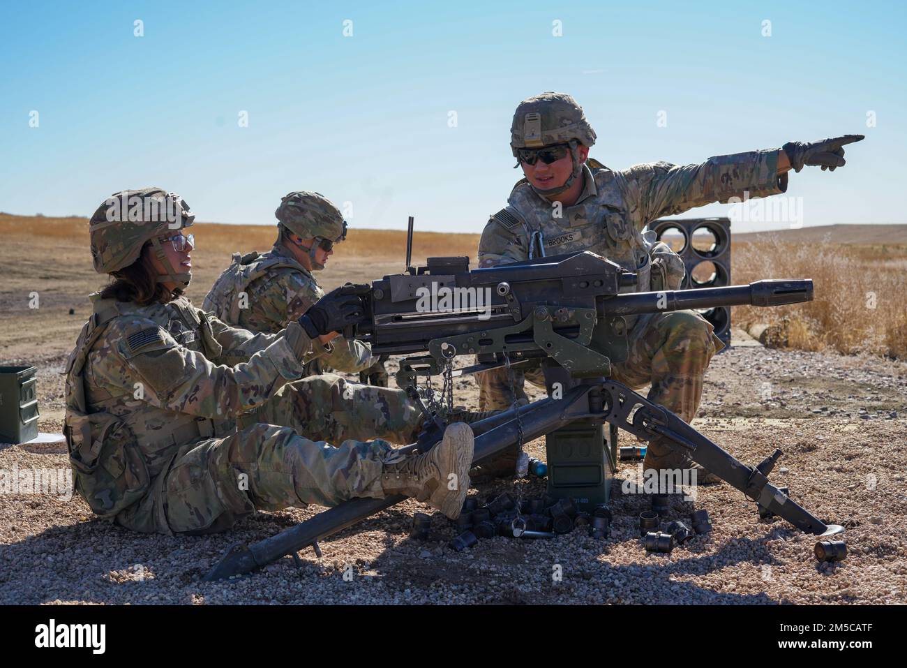 Soldiers with Battery C, 2nd Battalion, 77th Field Artillery Regiment