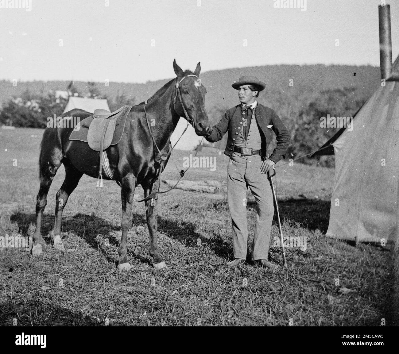 John Babcock conducted most of his scouting missions on his trusted