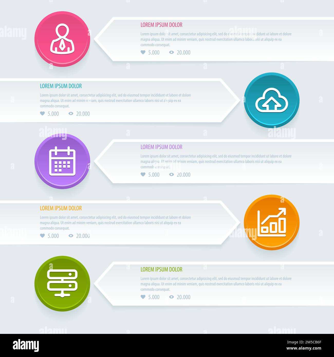 Infographic template. Vector eps 10 Stock Vector Image & Art - Alamy