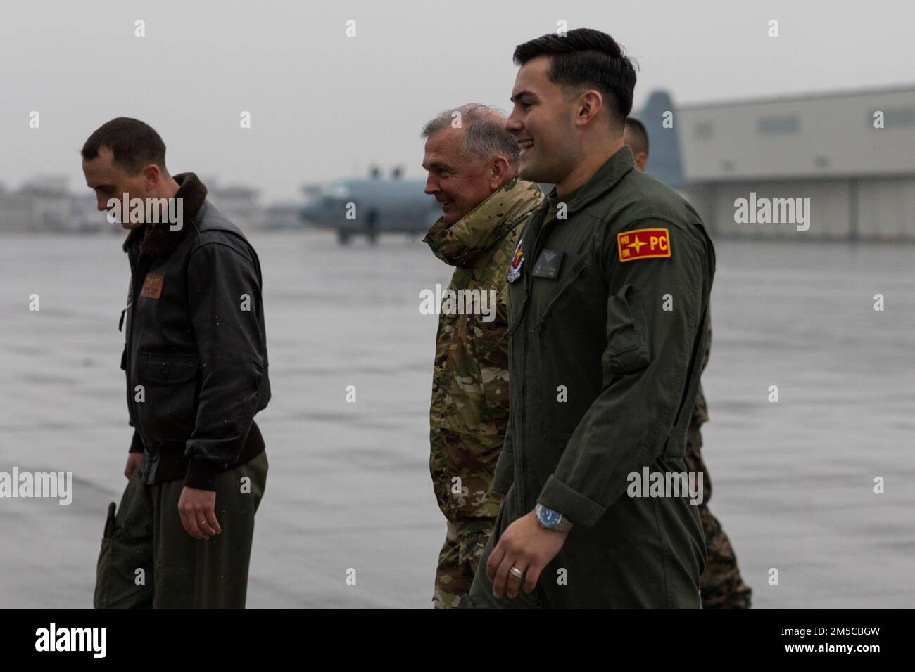 U.S. Air Force Lt. Gen. Ricky N. Rupp, right, commander of the United ...