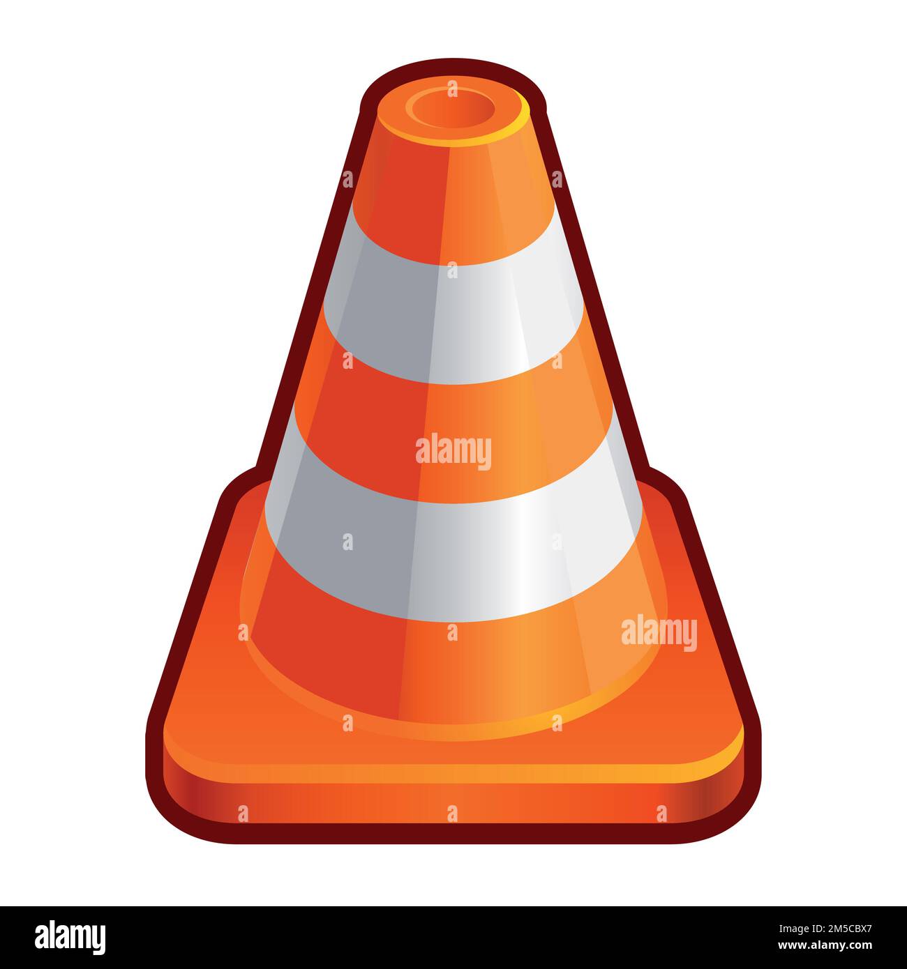 Vector illustration of traffic cone icon Stock Vector Image & Art Alamy