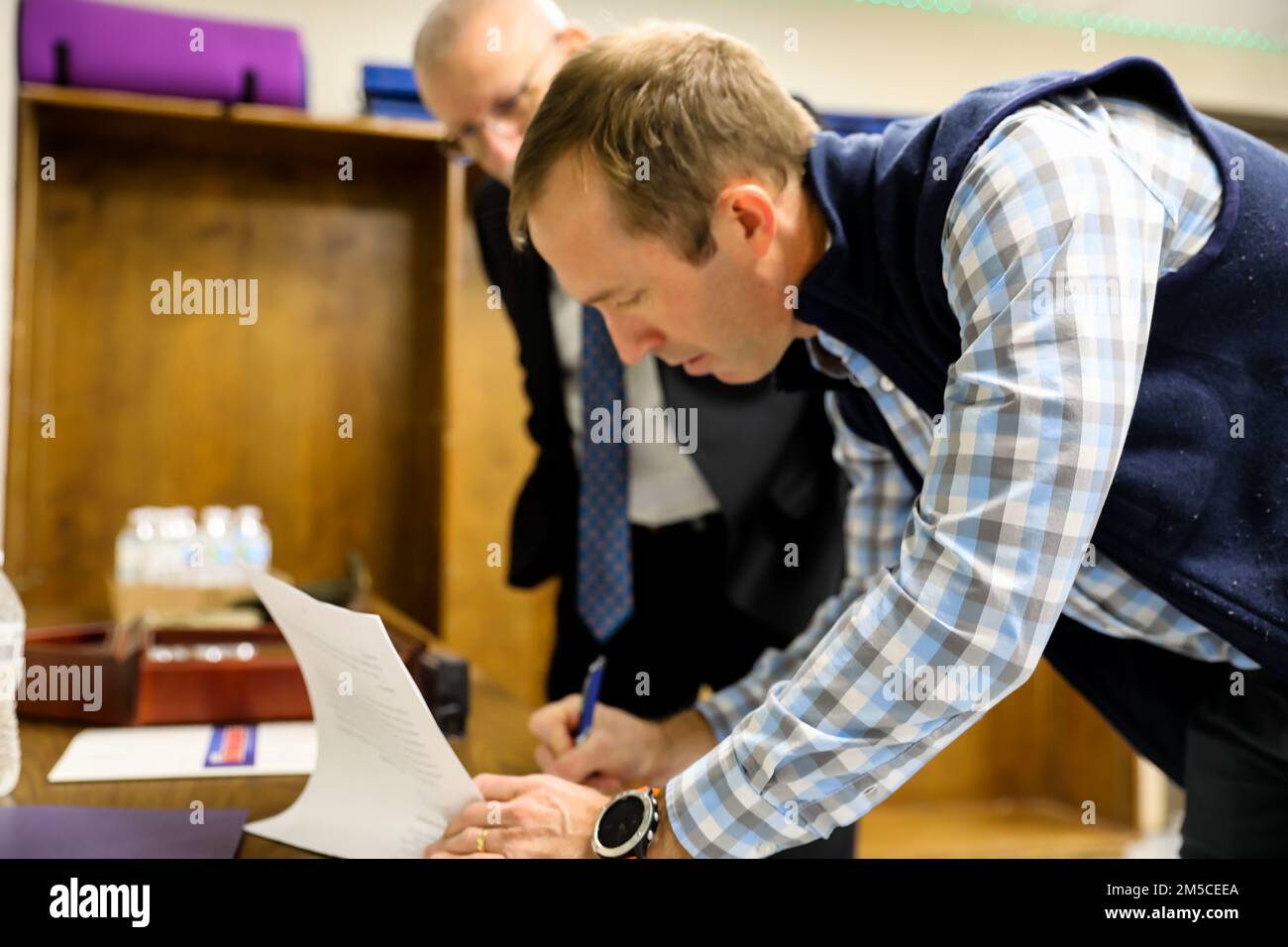 The Beardstown Armory Key Transfer Ceremony took place Mar. 1 at the