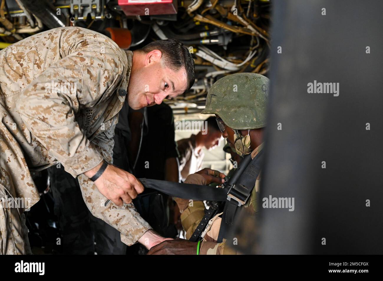 U.S. Army Soldiers assigned to the 2d Security Force Assistance Brigade ...