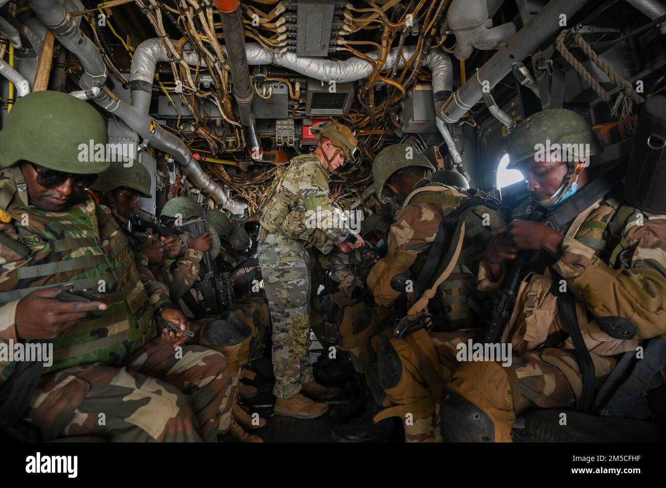 U.S. Army Maj. Garrett Searle assigned to the 2d Security Force ...
