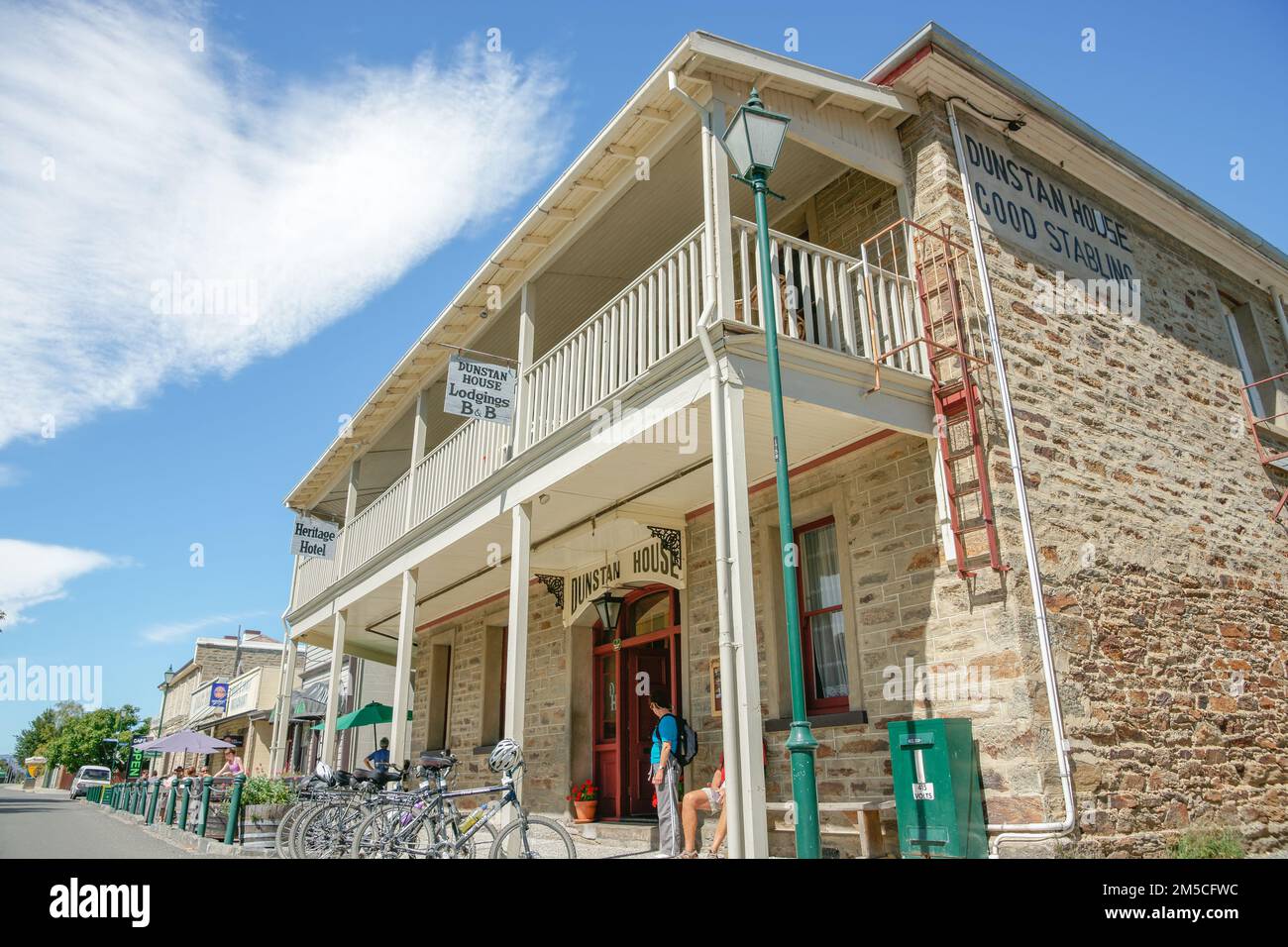 Clyde New Zealand February 27 2010; Historic building on main street