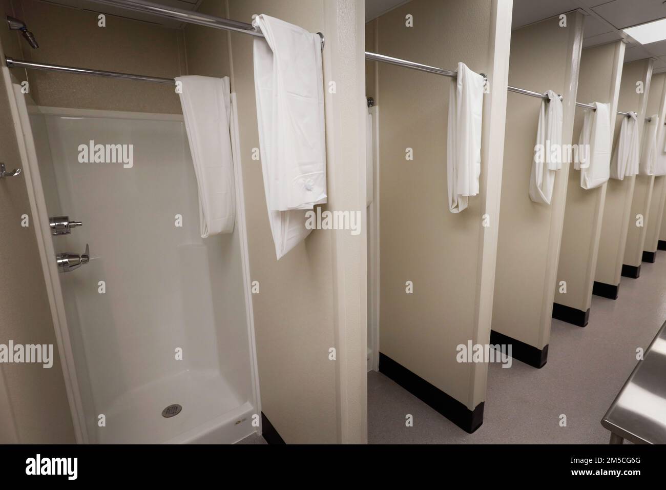 Finishing touches are made at U.S. Customs and Border Protection’s