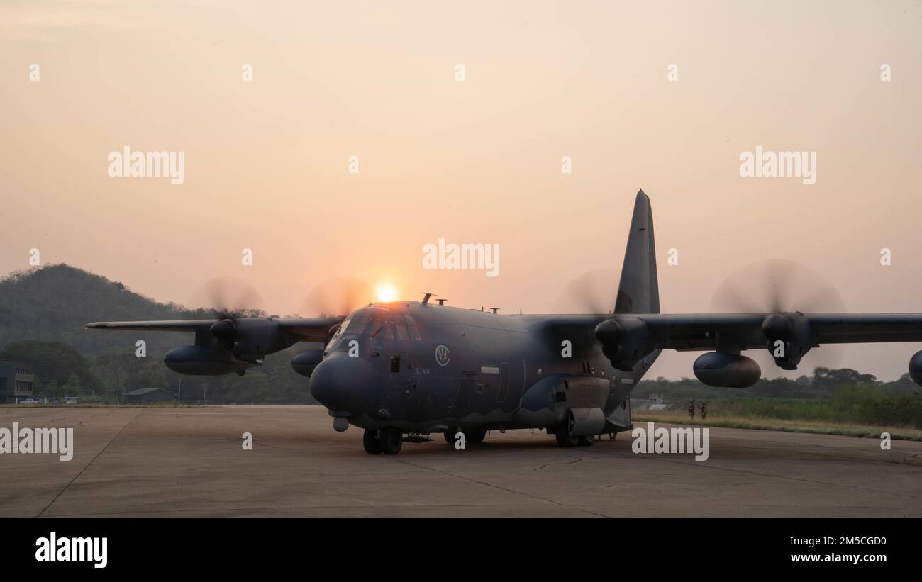 An MC-130J Commando II multi-mission combat transport aircraft assigned ...