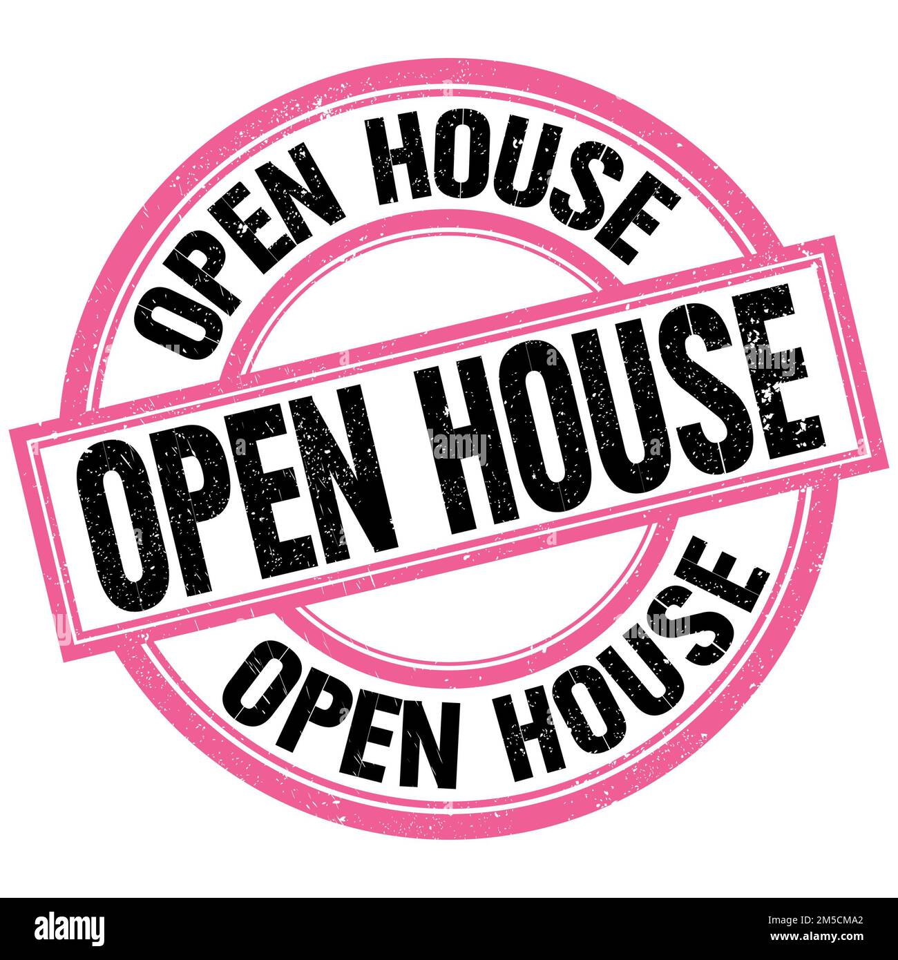 Open stamp round sign hi-res stock photography and images - Alamy