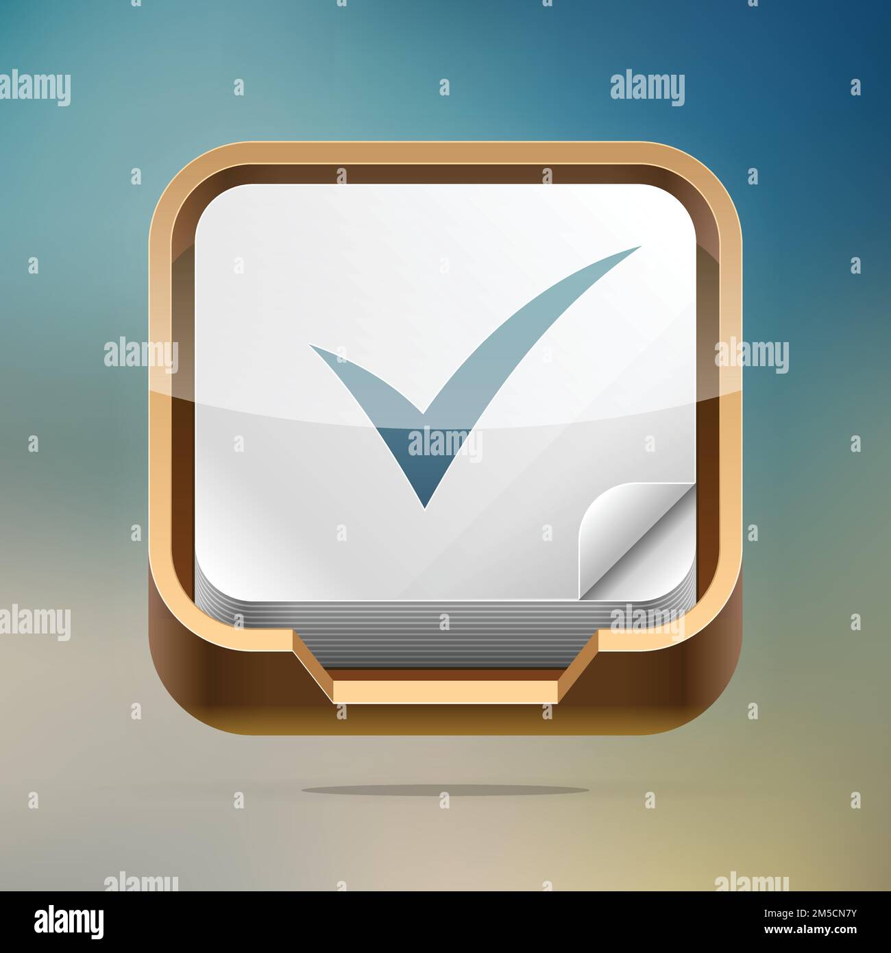 Paper tray icon. Transparent EPS10 vector Stock Vector