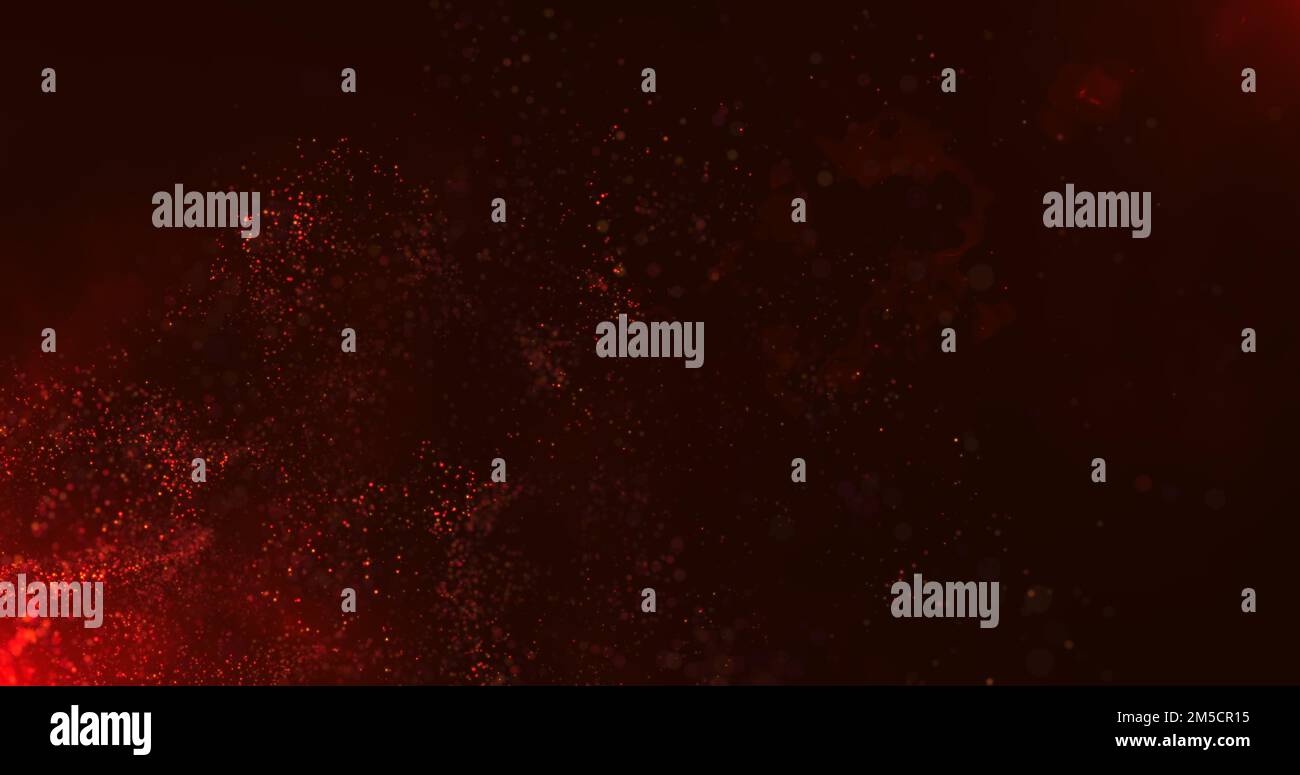 Floating Particles Red Abstract dark background glowing particles hi-res stock photography and ...