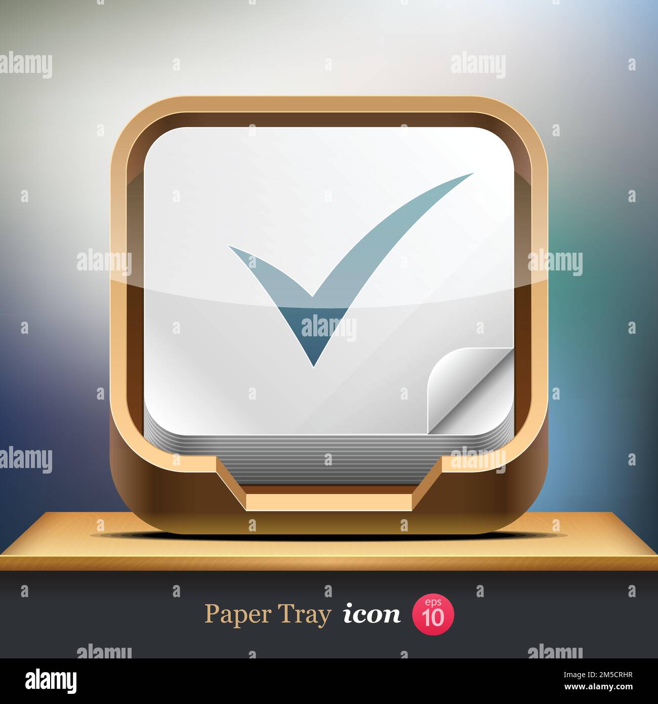 Check list icon, vector eps10 illustration Stock Vector