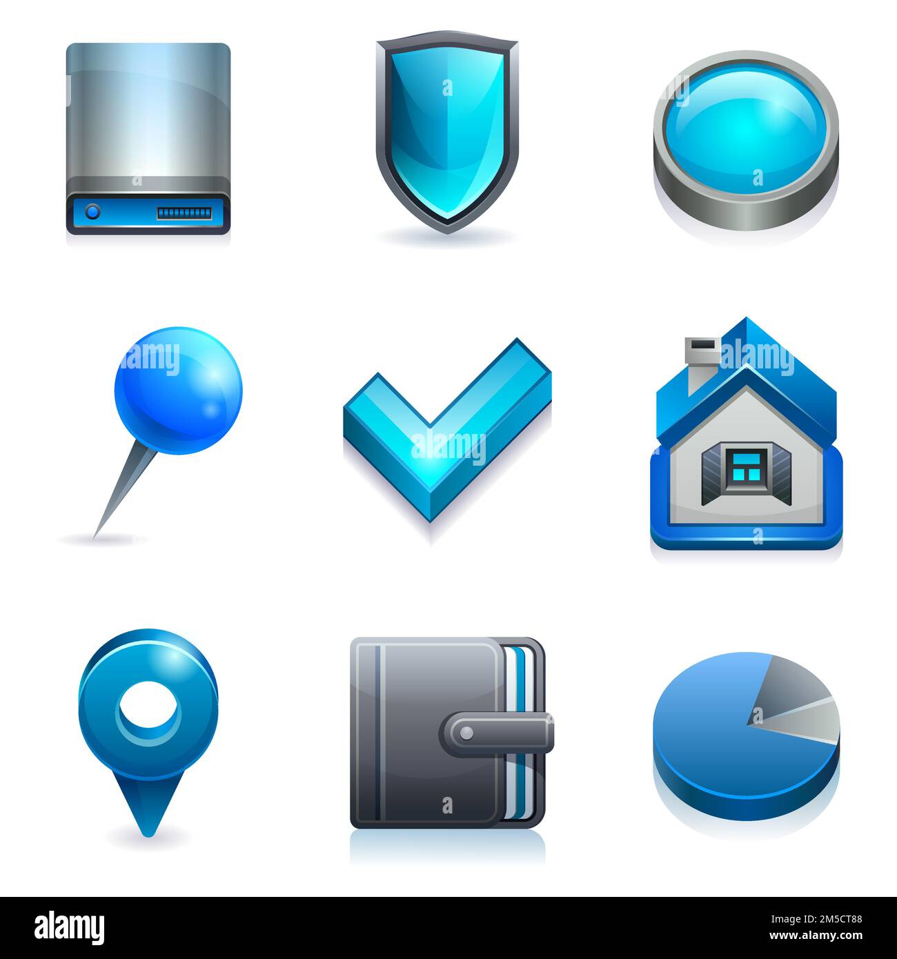 Web icons Stock Vector