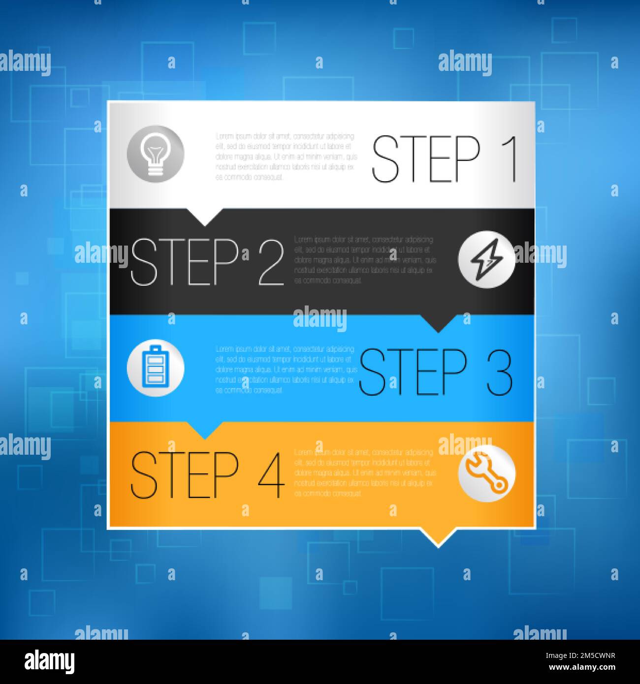 Banner Design template. Infographic. Vector eps 10. Stock Vector