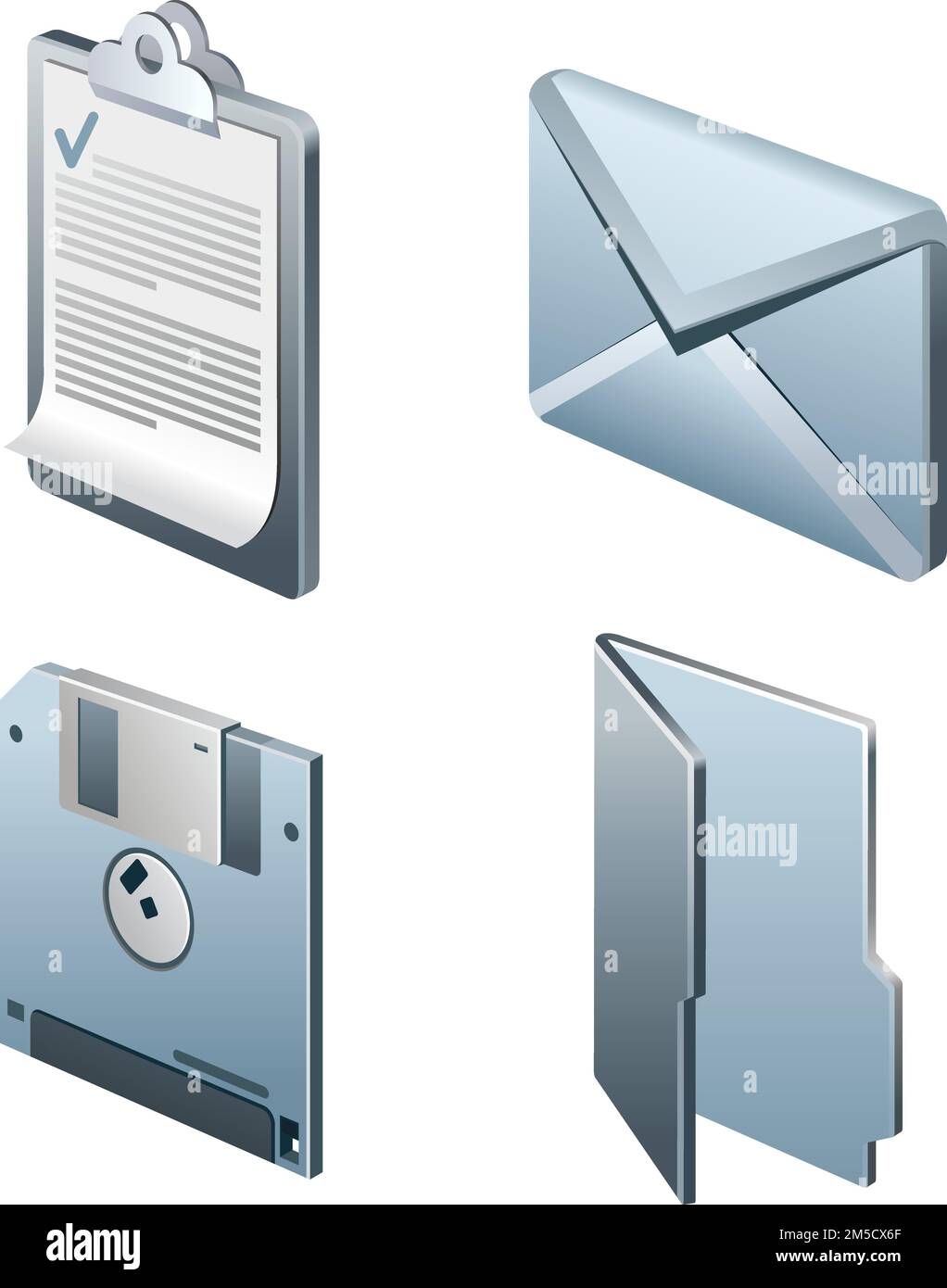 Illustration of Office objects set Stock Vector Image & Art Alamy