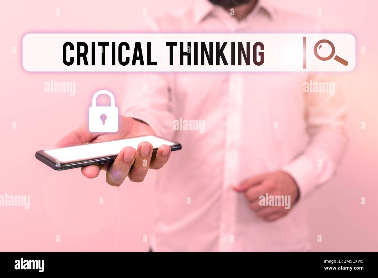 Hand writing sign Critical Thinking. Conceptual photo sequence of ...