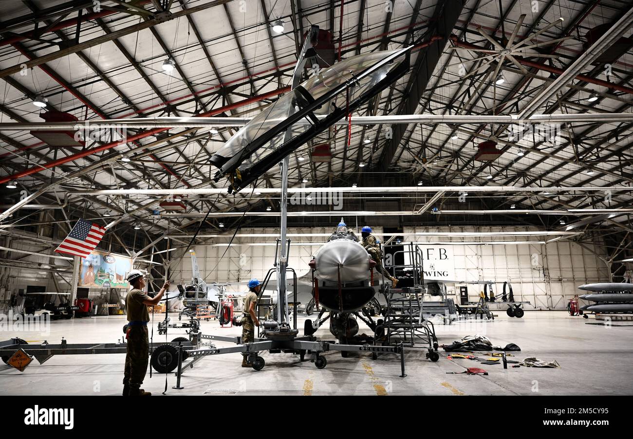 20th Component Maintenance Squadron egress Airmen perform an ejection