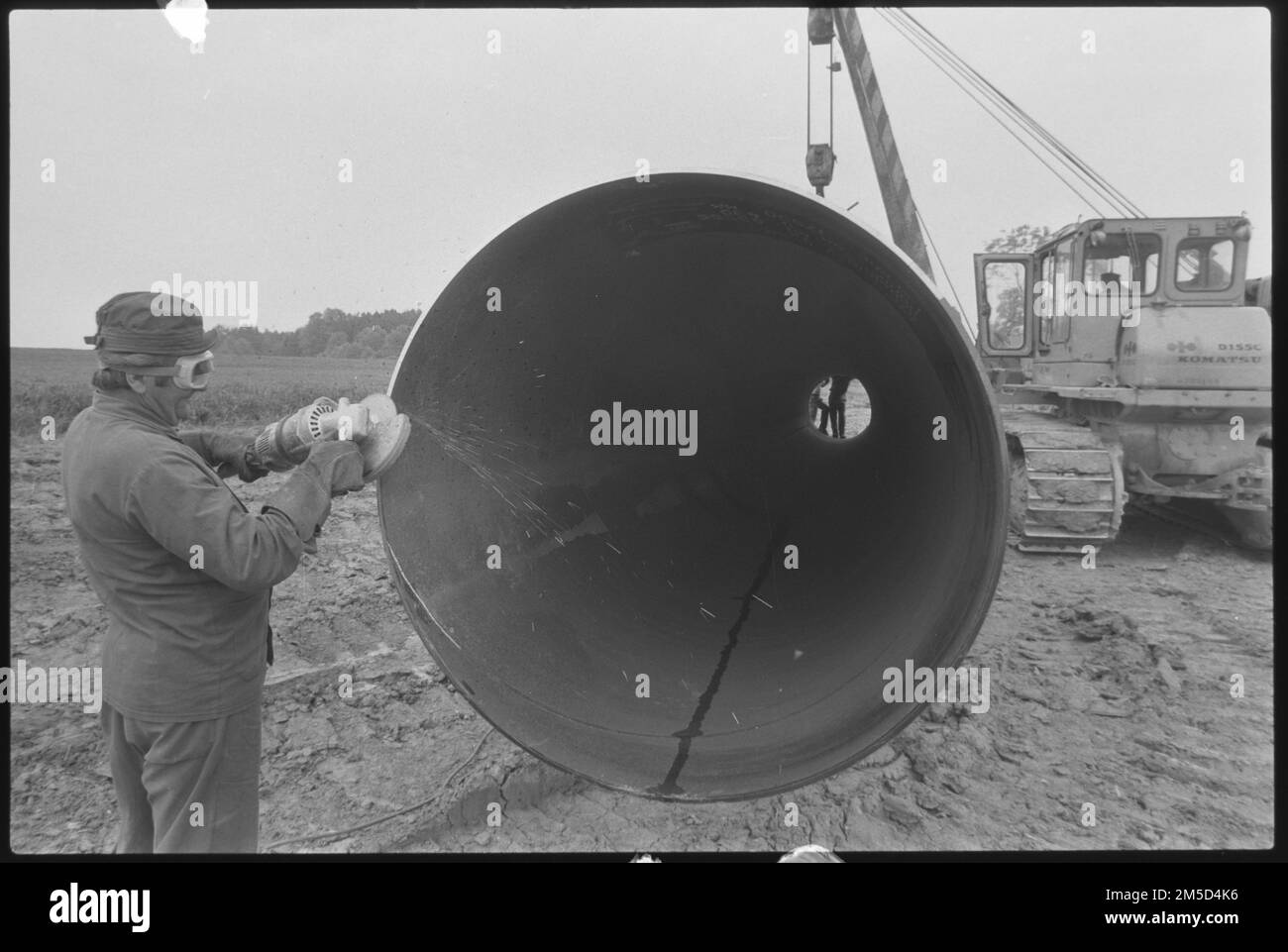 ***AUGUST 1984 FILE PHOTO*** The fourth branch of the transit pipeline