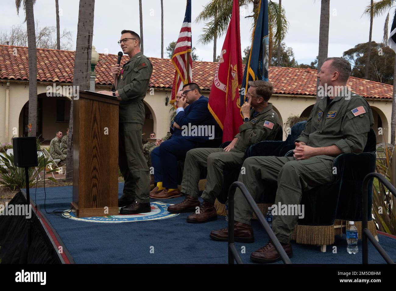 SAN DIEGO (Mar. 3, 2022) Capt. Quentin Packard, outgoing commodore of