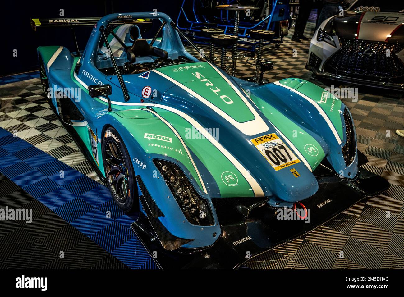 A luxury vintage vehicle on show at the BarrettJackson Auction in