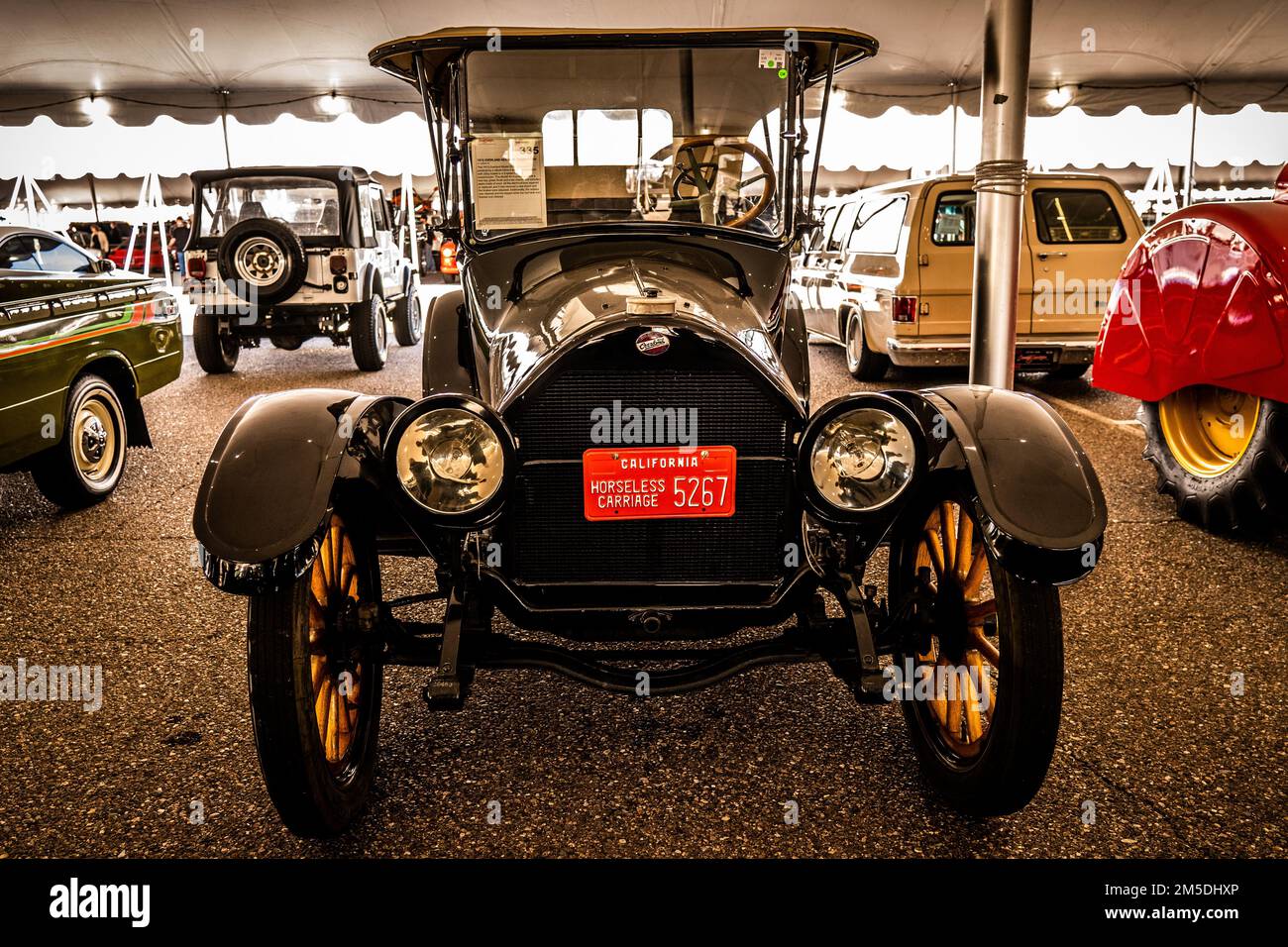 A luxury vintage vehicle on show at the BarrettJackson Auction in
