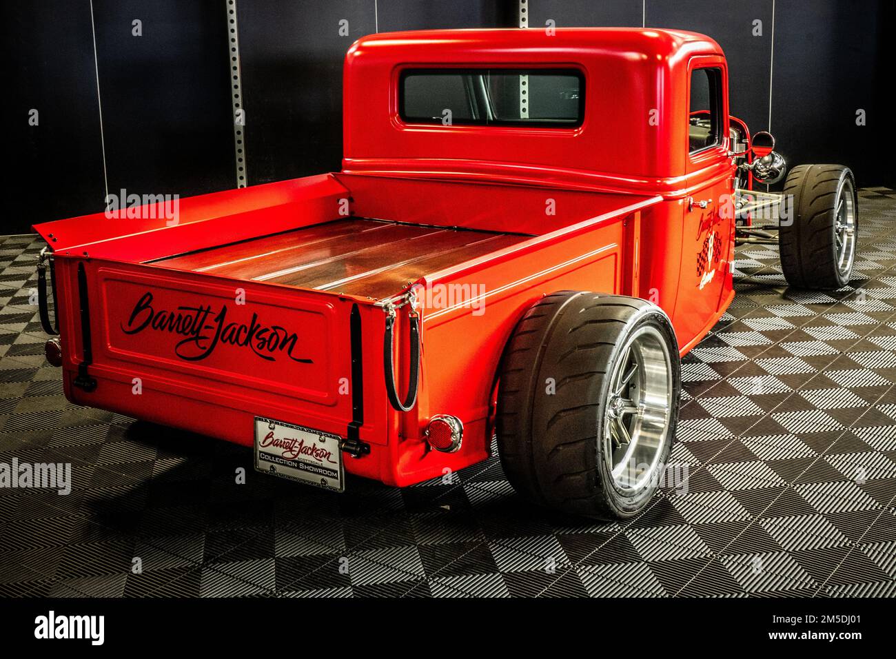 A luxury vintage truck on show at the Barrett-Jackson Auction in