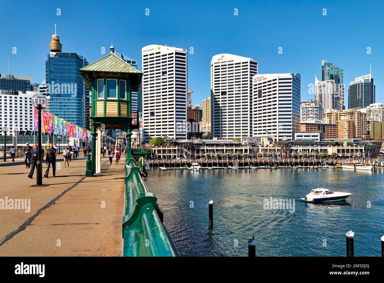 Sydney. New South Wales. Australia. Darling Harbour. Marina Stock Photo